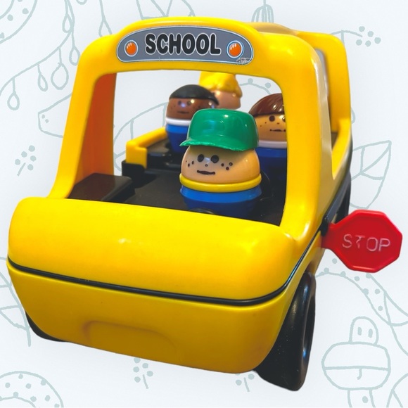 litte tikes Other - Little tikes school bus, vintage little tikes bus, little tikes chunky people